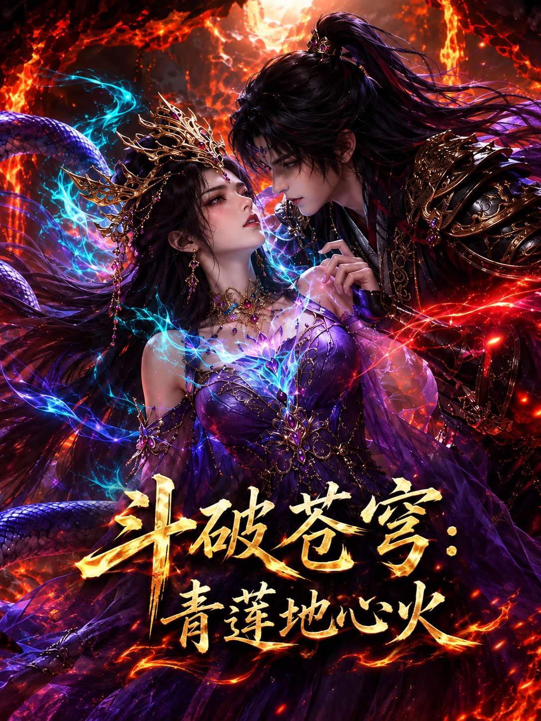 斗破苍穹青莲地心火下架海报